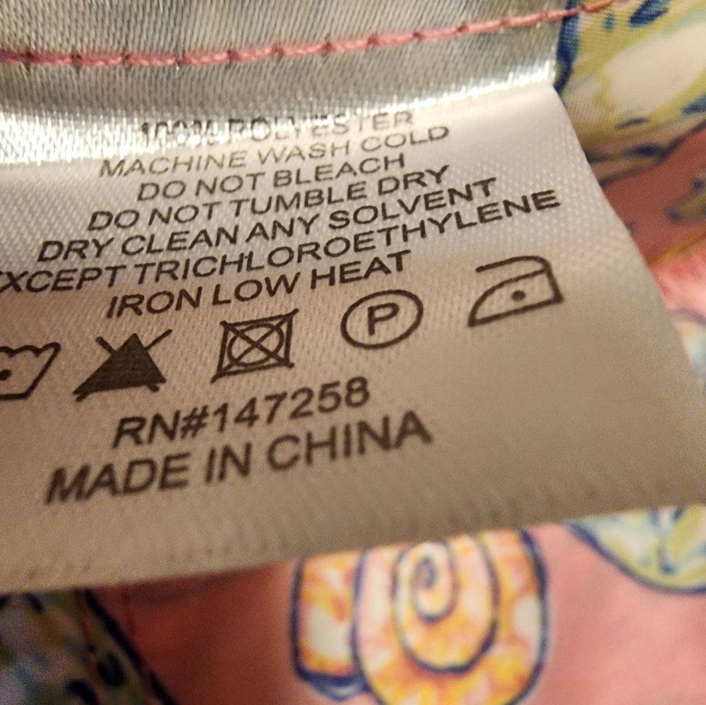 Simply Southern Pink Seashell Patterned Windbreak… - image 8